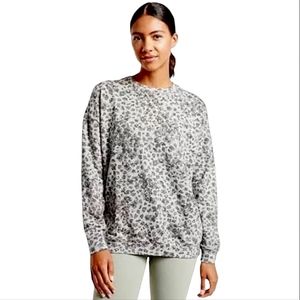 Athleta Studio To Street Print Sweatshirt size S